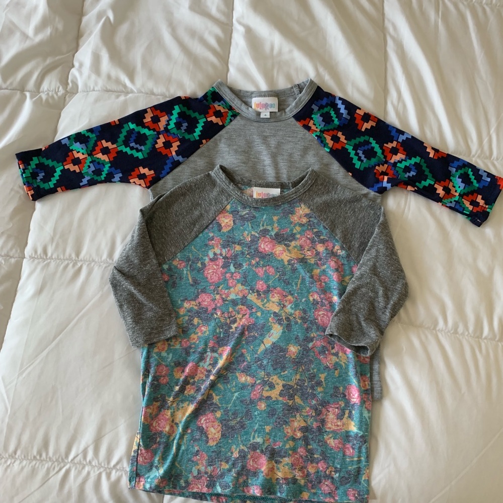 LuLaRoe size 4 shirts